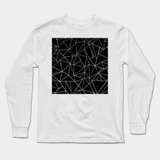 Ab Dotted Lines 2 Black Long Sleeve T-Shirt